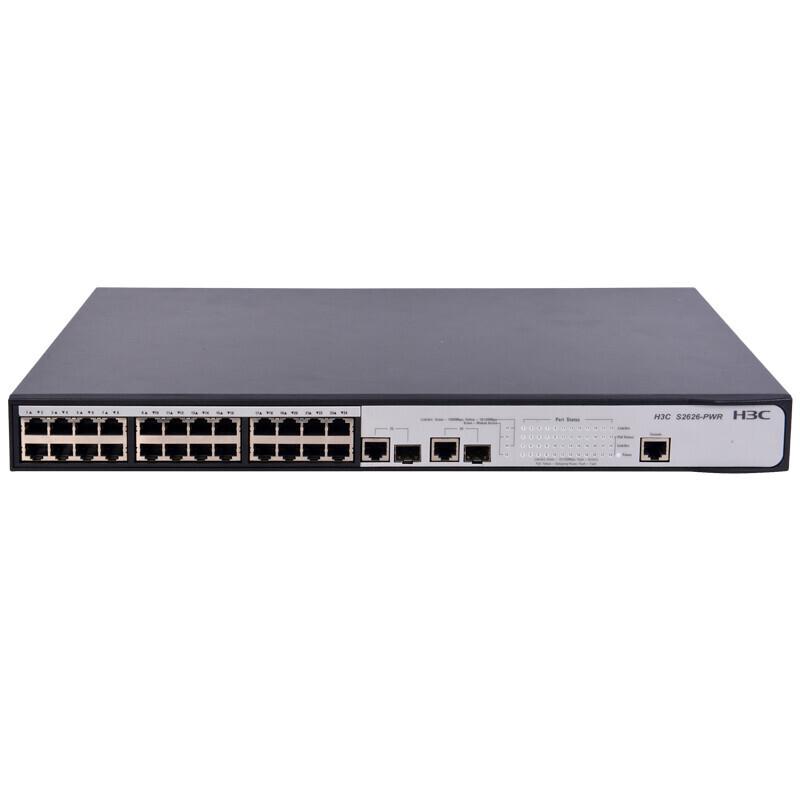 H3C S2626V2-PWR 24-Port 100M PoE Managed Switch
H3C S2626V2-PWR 24-Port 100M PoE Managed Switch