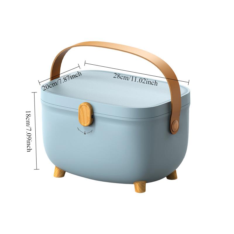 Small medicine box for epidemic prevention, double-layer plastic medical storage box for households синій
Small medicine box for epidemic prevention, double-layer plastic medical storage box for households синій