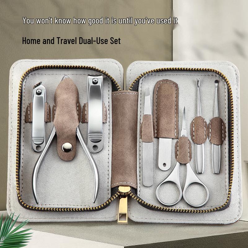 8-Piece Stainless Steel Manicure Kit with Logo Printing: Nail Clippers, Scissors, and Gift-Ready Tools
8-Piece Stainless Steel Manicure Kit with Logo Printing: Nail Clippers, Scissors, and Gift-Ready Tools