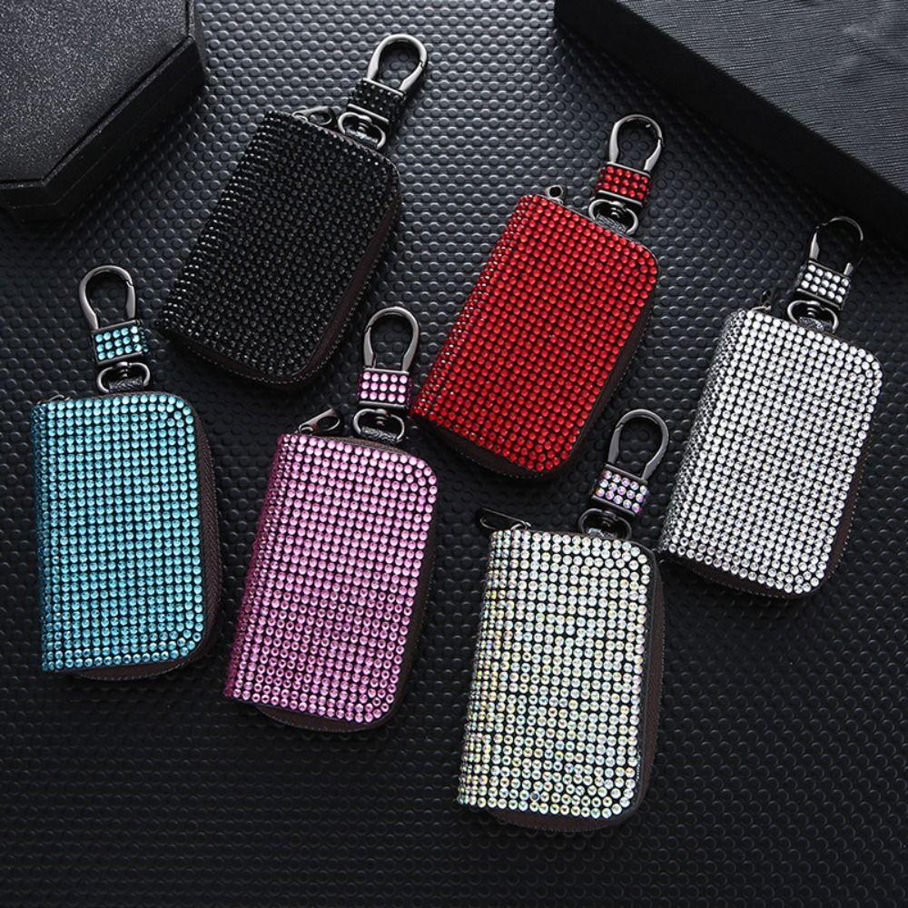 Shell Car Key Accessories Diamond Inlaid Key Bag Keys Organizer Diamond Key Case Zipper Key Bag
Shell Car Key Accessories Diamond Inlaid Key Bag Keys Organizer Diamond Key Case Zipper Key Bag