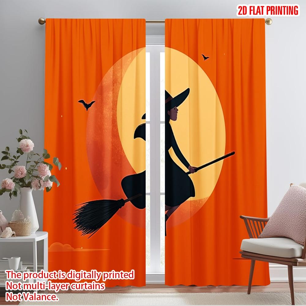 2pcs,2D plane printing Curtains Digital Printed Halloween Witch Flying on Broomstick1 Polyester Fabric (without rod) Festive 52.50×116.00 CM 2pcs
2pcs,2D plane printing Curtains Digital Printed Halloween Witch Flying on Broomstick1 Polyester Fabric (without rod) Festive 52.50×116.00 CM 2pcs