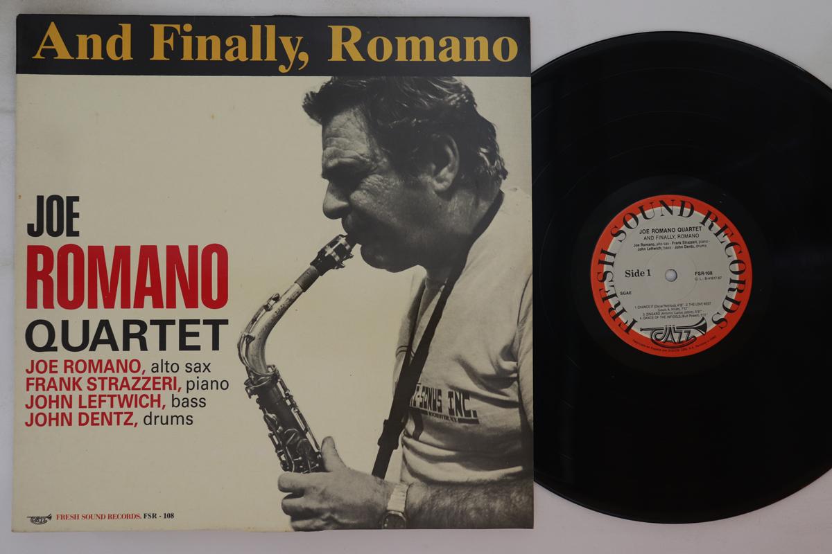 LP Record JOE ROMANO FRANK STRAZZERI JOHN L And Finally Romano FSR108 FRESH SOUND 1987 Spain Jazz Used
LP Record JOE ROMANO FRANK STRAZZERI JOHN L And Finally Romano FSR108 FRESH SOUND 1987 Spain Jazz Used