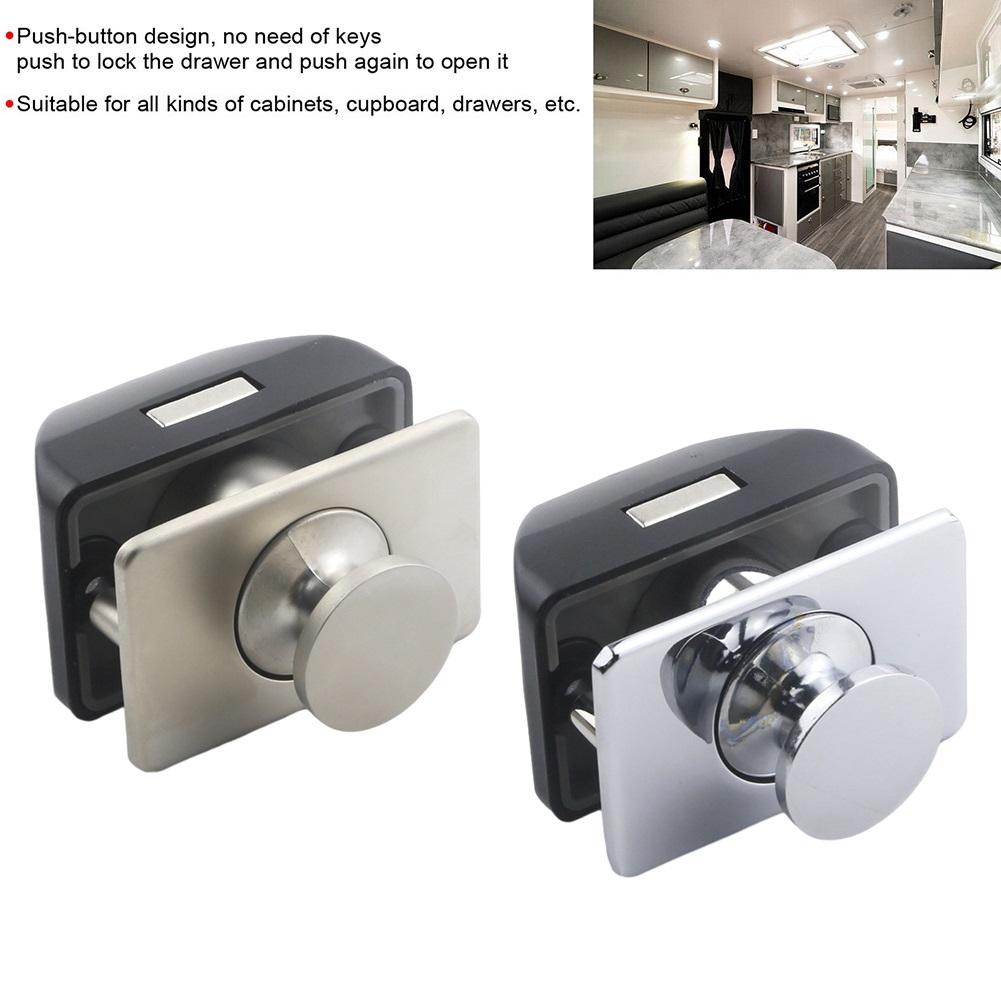 1Pcs Cabinet Push Lock Campers Accessories Furniture Hardware Hanging Cabinet Button Locks RV Caravan Boat Drawer Latch Catches
1Pcs Cabinet Push Lock Campers Accessories Furniture Hardware Hanging Cabinet Button Locks RV Caravan Boat Drawer Latch Catches