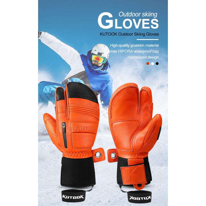 Winter Ski Gloves Goatskin Leather Mittens 3M Thinsulate Snowboard Gloves Thermal Warm Skiing Gloves Waterproof Men Women L чорний
Winter Ski Gloves Goatskin Leather Mittens 3M Thinsulate Snowboard Gloves Thermal Warm Skiing Gloves Waterproof Men Women L чорний