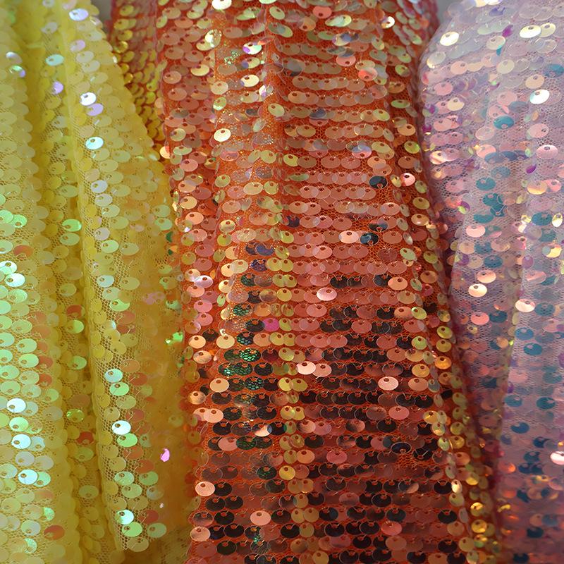 Вышитая 5 мм сетка из пайеток для свадебного платья, юбки, сумки и блестящего декора
Вышитая 5 мм сетка из пайеток для свадебного платья, юбки, сумки и блестящего декора