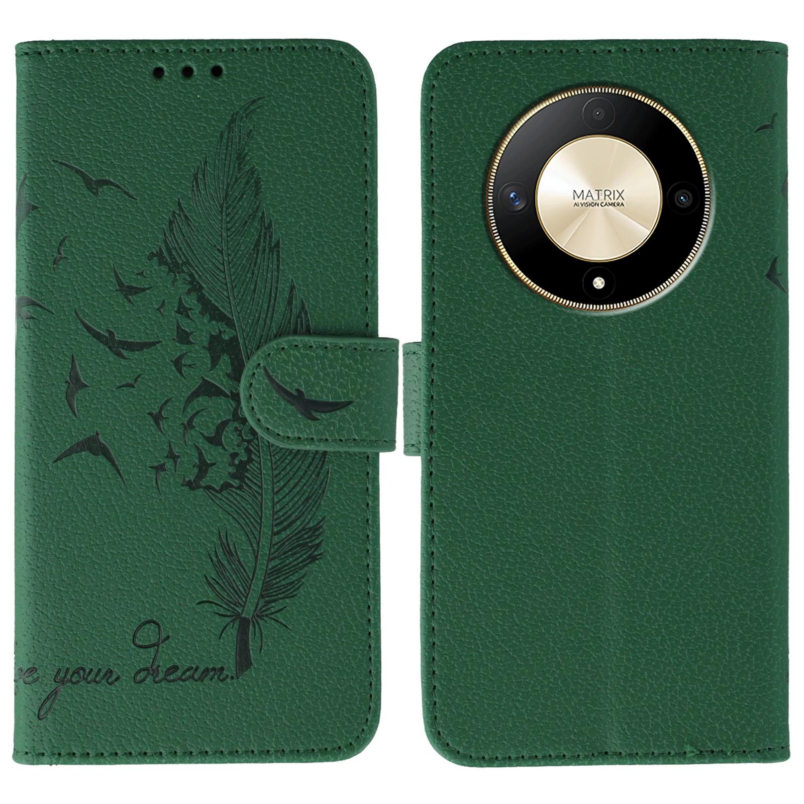 Phone Case For Honor Magic6 Lite 5G/X50 5G/X50 GT 5G/X50 Pro 5G/X9b 5G Feather Imprint PU Leather Wallet Cover Green
Phone Case For Honor Magic6 Lite 5G/X50 5G/X50 GT 5G/X50 Pro 5G/X9b 5G Feather Imprint PU Leather Wallet Cover Green