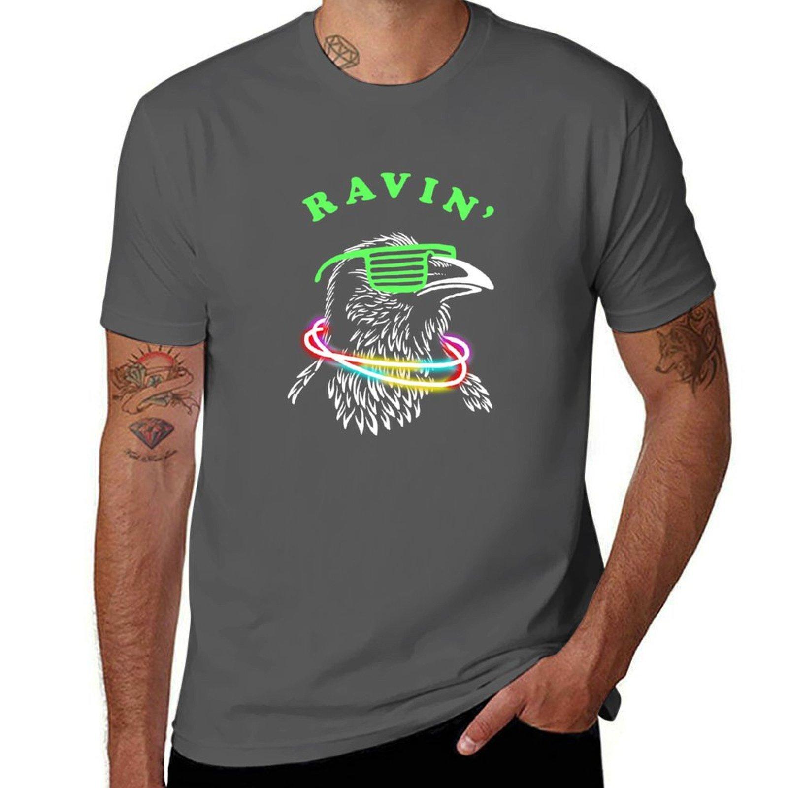Ravin Raven Футболка мужская футболки хлопковые футболки для мужчины хлопок смешная футболка 4XL
Ravin Raven Футболка мужская футболки хлопковые футболки для мужчины хлопок смешная футболка 4XL