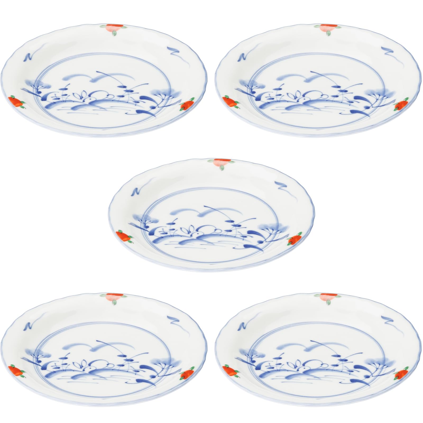 Mino Ware Dinnerware Set of Microwave Made in Product Number 564620 Akae Usagi 5, 16.5cm Diameter, Safe, Japan, синий
Mino Ware Dinnerware Set of Microwave Made in Product Number 564620 Akae Usagi 5, 16.5cm Diameter, Safe, Japan, синий