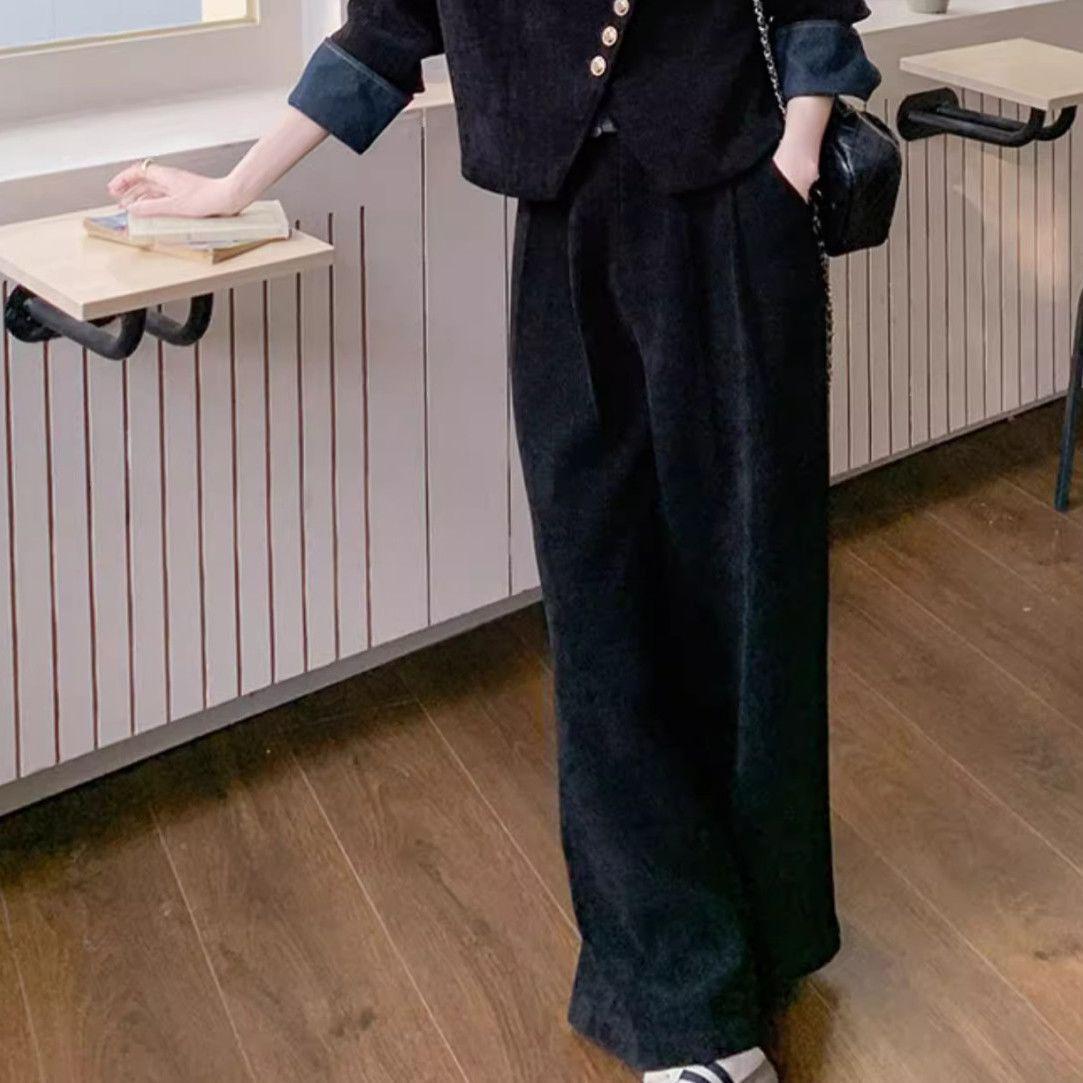 Elegant French Retro Two-Piece Set: Wide-Leg Pants and Faux Top for Spring/Autumn 2026 L 58-63 kg
Elegant French Retro Two-Piece Set: Wide-Leg Pants and Faux Top for Spring/Autumn 2026 L 58-63 kg