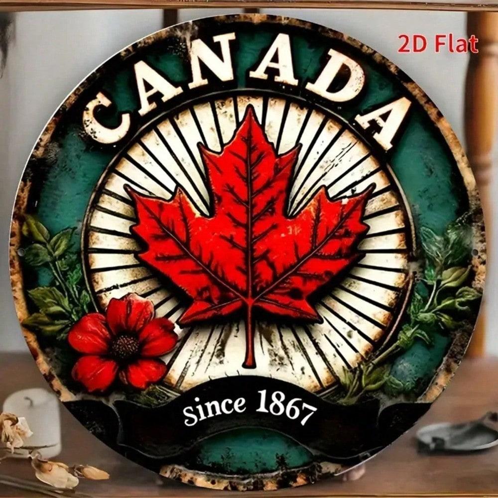 Vintage Canada Maple Leaf Tin Sign 8x8 Inch Aluminum Wall Art for Home Bar Cafe Decor 20x20 різнокольоровий
Vintage Canada Maple Leaf Tin Sign 8x8 Inch Aluminum Wall Art for Home Bar Cafe Decor 20x20 різнокольоровий