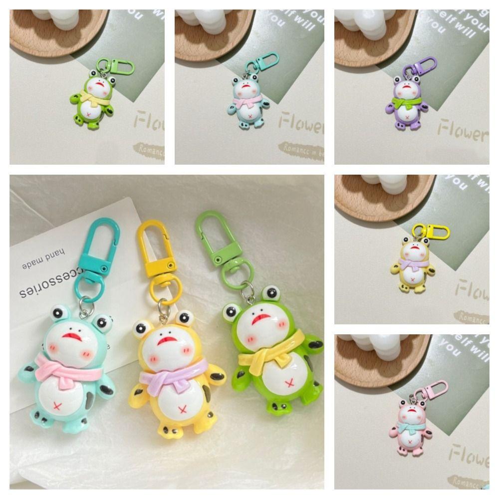 Cute Frog Resin Pendant Lovely Frog Keychain Mini Hanging Accessory
Cute Frog Resin Pendant Lovely Frog Keychain Mini Hanging Accessory