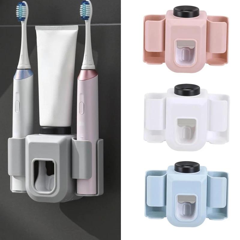 Toothbrush Holder Double Hole Wall Toothbrush Organizer Toothpaste Stand Toothpaste Squeezer Bathroom Accessories baño banheiro
Toothbrush Holder Double Hole Wall Toothbrush Organizer Toothpaste Stand Toothpaste Squeezer Bathroom Accessories baño banheiro
