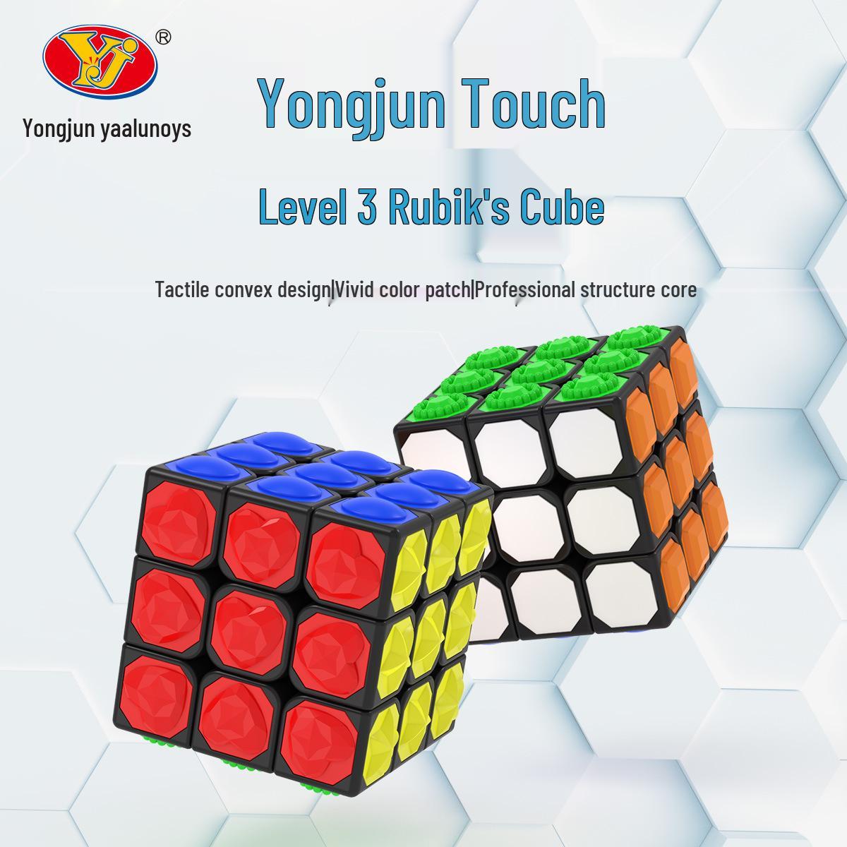 Yongjun Stickerless 3x3 Blindfold Touch Magic Cube - Educational Toy for Kids and Students
Yongjun Stickerless 3x3 Blindfold Touch Magic Cube - Educational Toy for Kids and Students