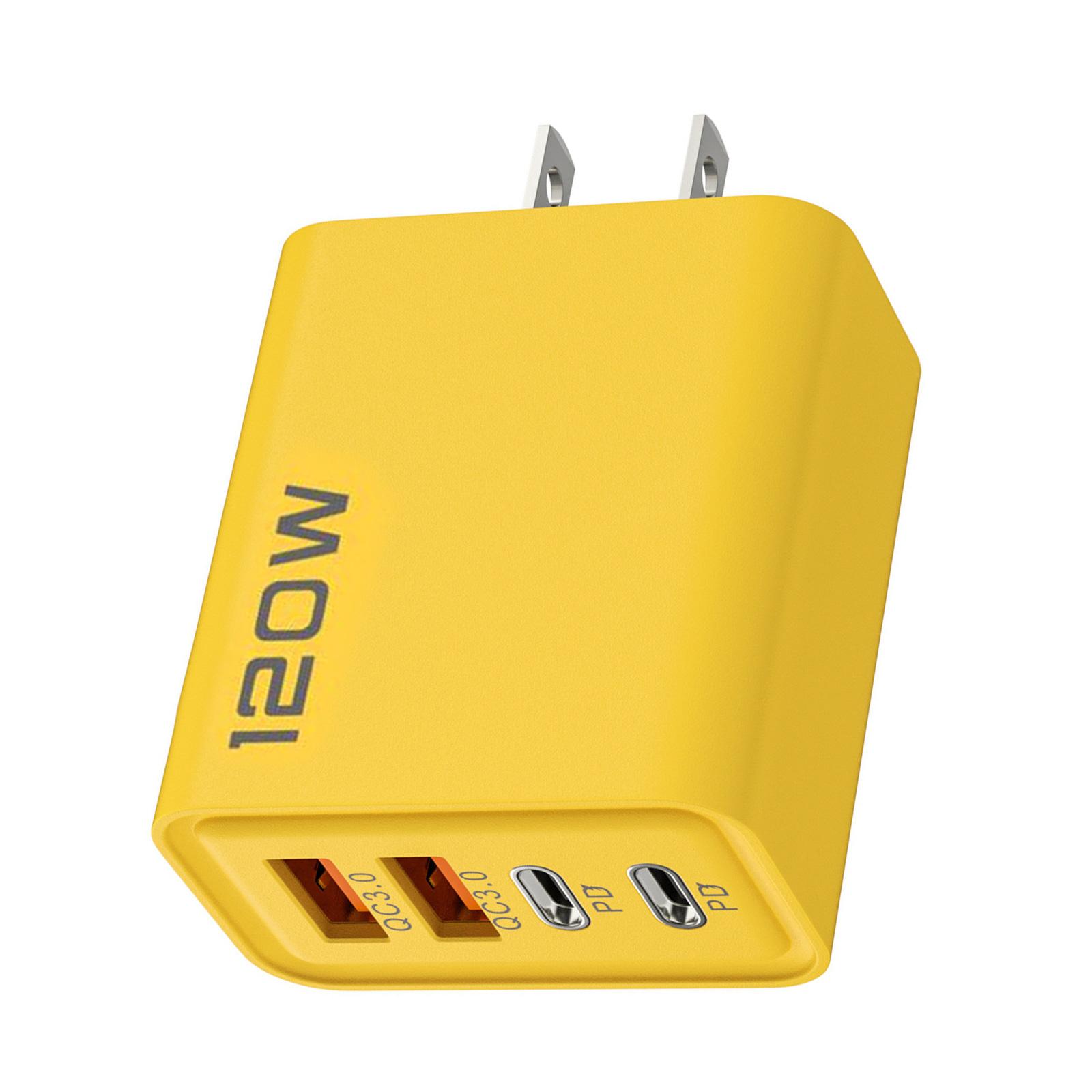 120W Fast Charging 4 Ports Mobile Phone Charger QC3.0 USB Type C Chargers Dual PD Wall Adapter EU/US/UK Plug for Phone US
120W Fast Charging 4 Ports Mobile Phone Charger QC3.0 USB Type C Chargers Dual PD Wall Adapter EU/US/UK Plug for Phone US