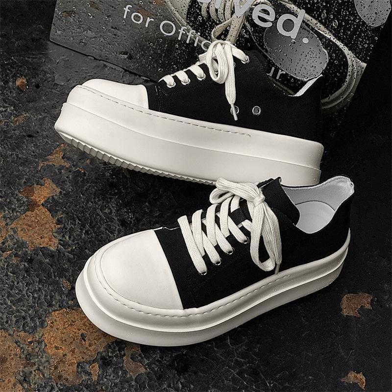 Platform canvas shoes men s niche sports couple big head board shoes commuting height increase muffin derby shoes 18453-J 46
Platform canvas shoes men s niche sports couple big head board shoes commuting height increase muffin derby shoes 18453-J 46