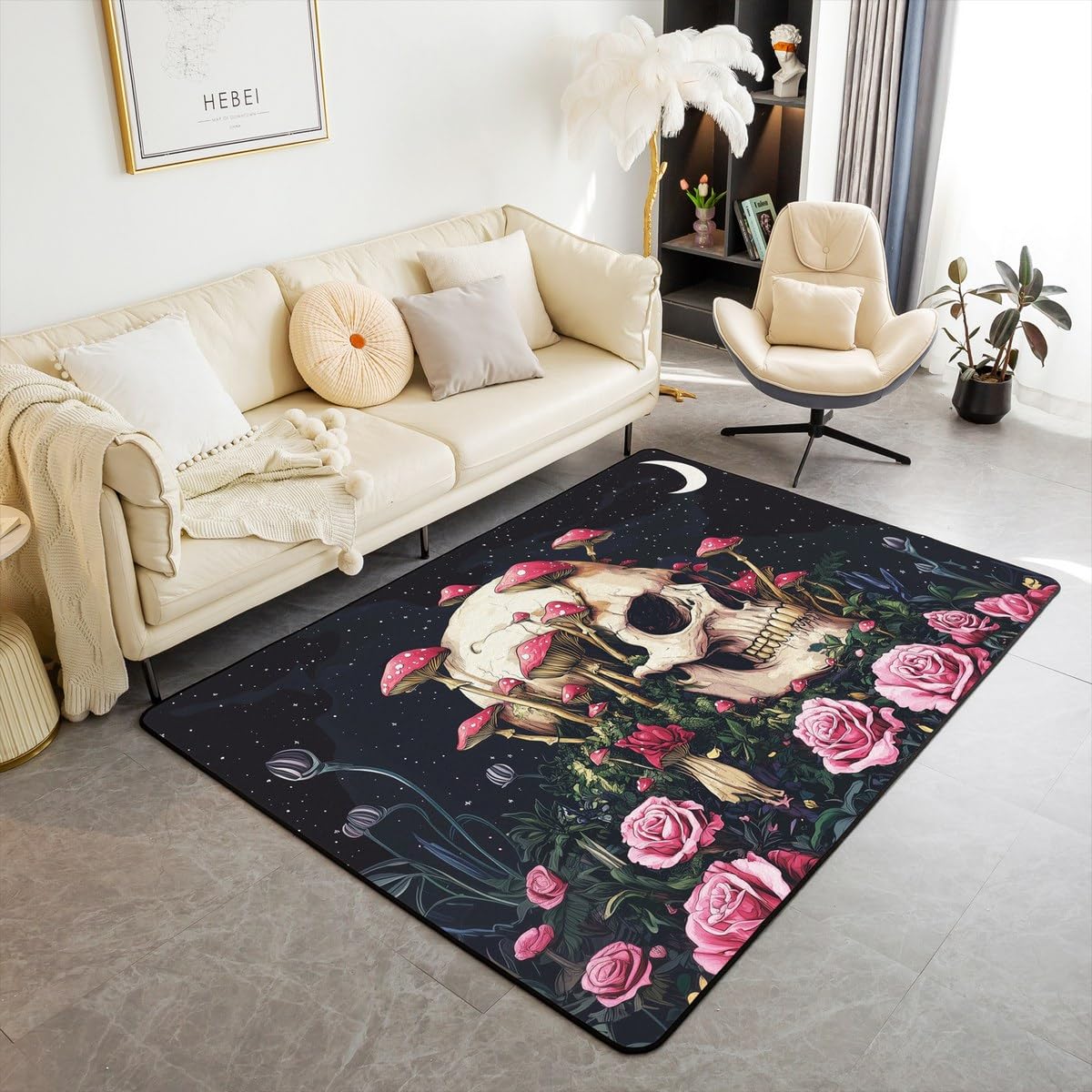Pink Mushroom Carpet 4 11 x 3 3 ,Psychedelic Mushroom Indoor Floor Mat,Trippy Hippie Fungus Area Rug,Natural Wild Botanical Plant Room Deco 160cm x 200cm
Pink Mushroom Carpet 4 11 x 3 3 ,Psychedelic Mushroom Indoor Floor Mat,Trippy Hippie Fungus Area Rug,Natural Wild Botanical Plant Room Deco 160cm x 200cm