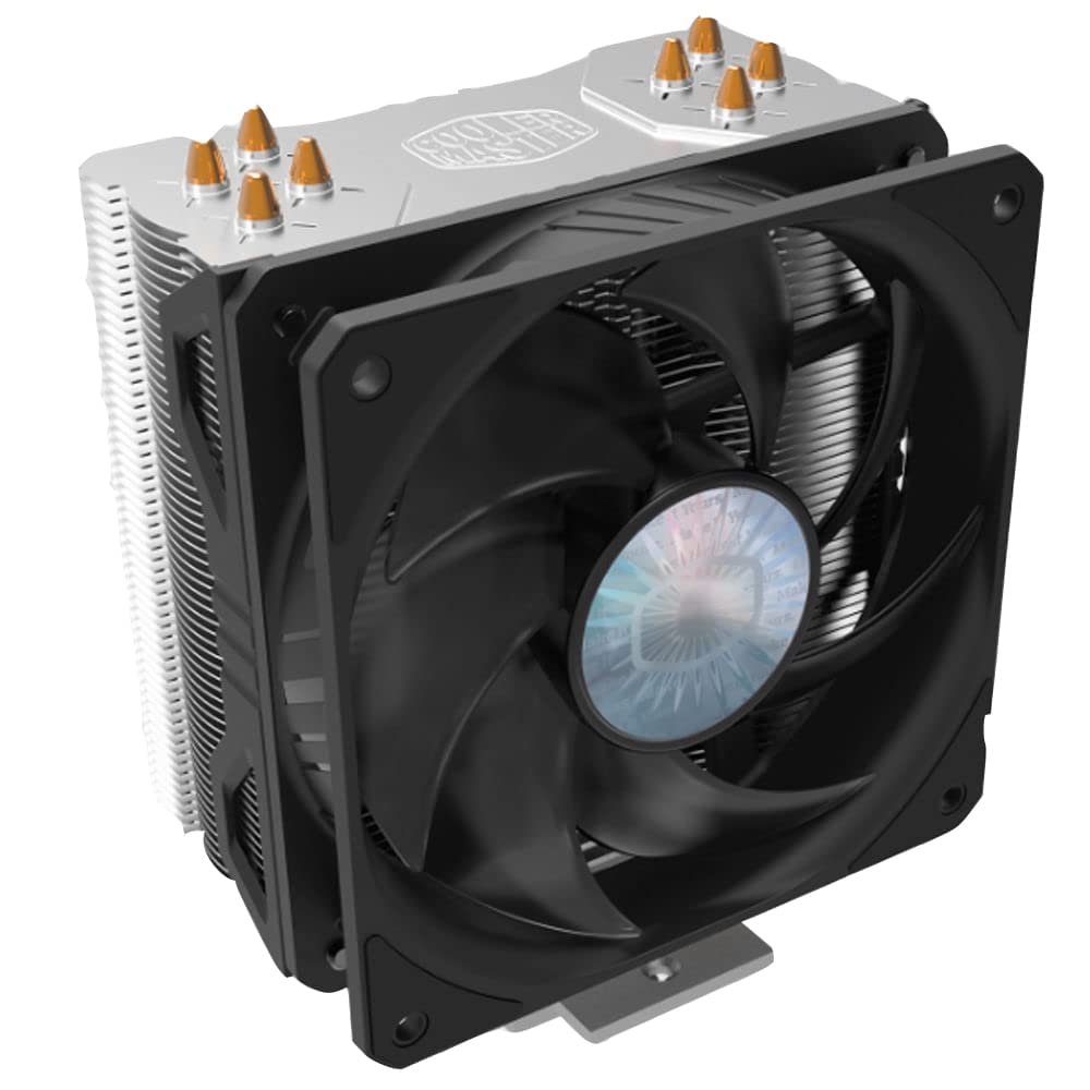 Cooler Master Hyper 212 EVO V2 CPU Air Cooler with SickleFlow 120 PWM Direct Contact 4 Copper Heat Pipes for AMD Fan, Technology, Ryzen/Intel
Cooler Master Hyper 212 EVO V2 CPU Air Cooler with SickleFlow 120 PWM Direct Contact 4 Copper Heat Pipes for AMD Fan, Technology, Ryzen/Intel