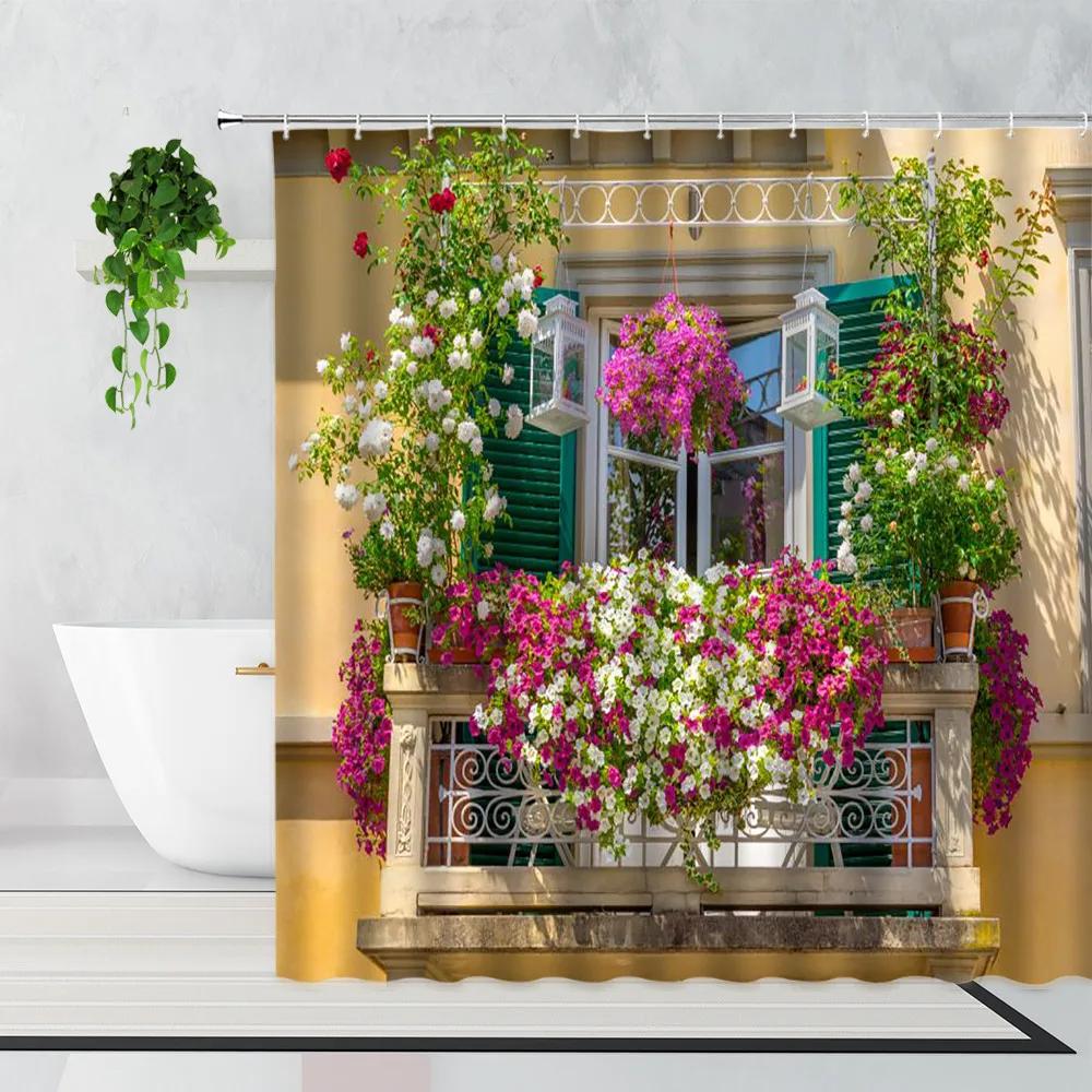 Creative Flower Arch Print Bathroom Shower Curtain Home Decoration Bathroom Partition Accessories Waterproof Curtain With Hooks W60H190(CM)-1 Pcs
Creative Flower Arch Print Bathroom Shower Curtain Home Decoration Bathroom Partition Accessories Waterproof Curtain With Hooks W60H190(CM)-1 Pcs