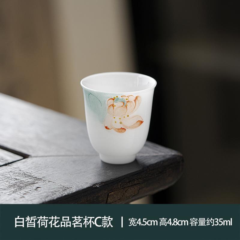 35 мл изысканная расписанная вручную чашка для чая из белого нефрита с изображением лотоса, фарфоровая чашка с семенами льда, чашка для медитации, кружка для кунг-фу
35 мл изысканная расписанная вручную чашка для чая из белого нефрита с изображением лотоса, фарфоровая чашка с семенами льда, чашка для медитации, кружка для кунг-фу