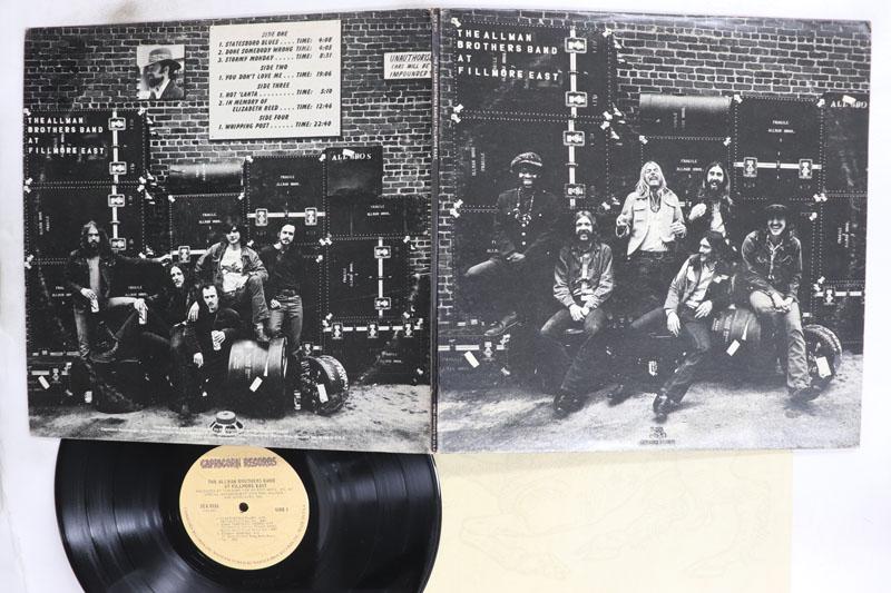 LP Record ALLMAN BROTHERS BAND At Fillmore East 2CX0131 CAPRICORN 1974 US Rock Used
LP Record ALLMAN BROTHERS BAND At Fillmore East 2CX0131 CAPRICORN 1974 US Rock Used