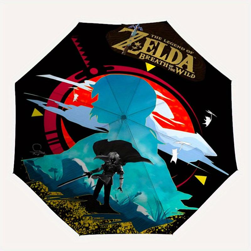 1pc The Legend of Zelda Automatic 8-Rib Windproof Folding Umbrella, Compact Travel Umbrella for All Occasions 007
1pc The Legend of Zelda Automatic 8-Rib Windproof Folding Umbrella, Compact Travel Umbrella for All Occasions 007