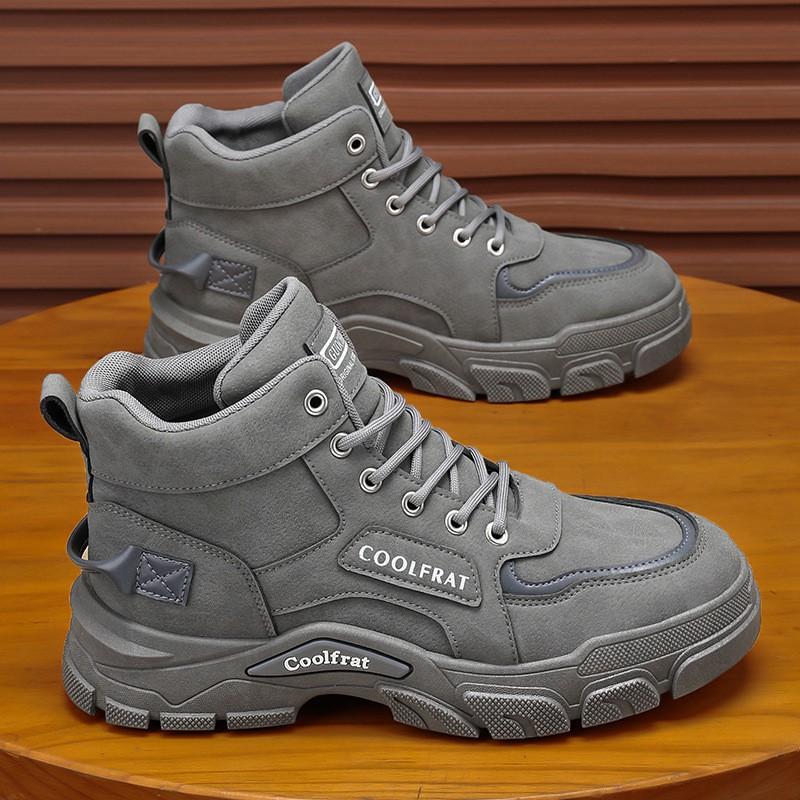 Men s Shoes New High-top Martin Boots Fashionable All-matching Platform Sole Anti-slip Work Short Casual Labor Protection 41
Men s Shoes New High-top Martin Boots Fashionable All-matching Platform Sole Anti-slip Work Short Casual Labor Protection 41