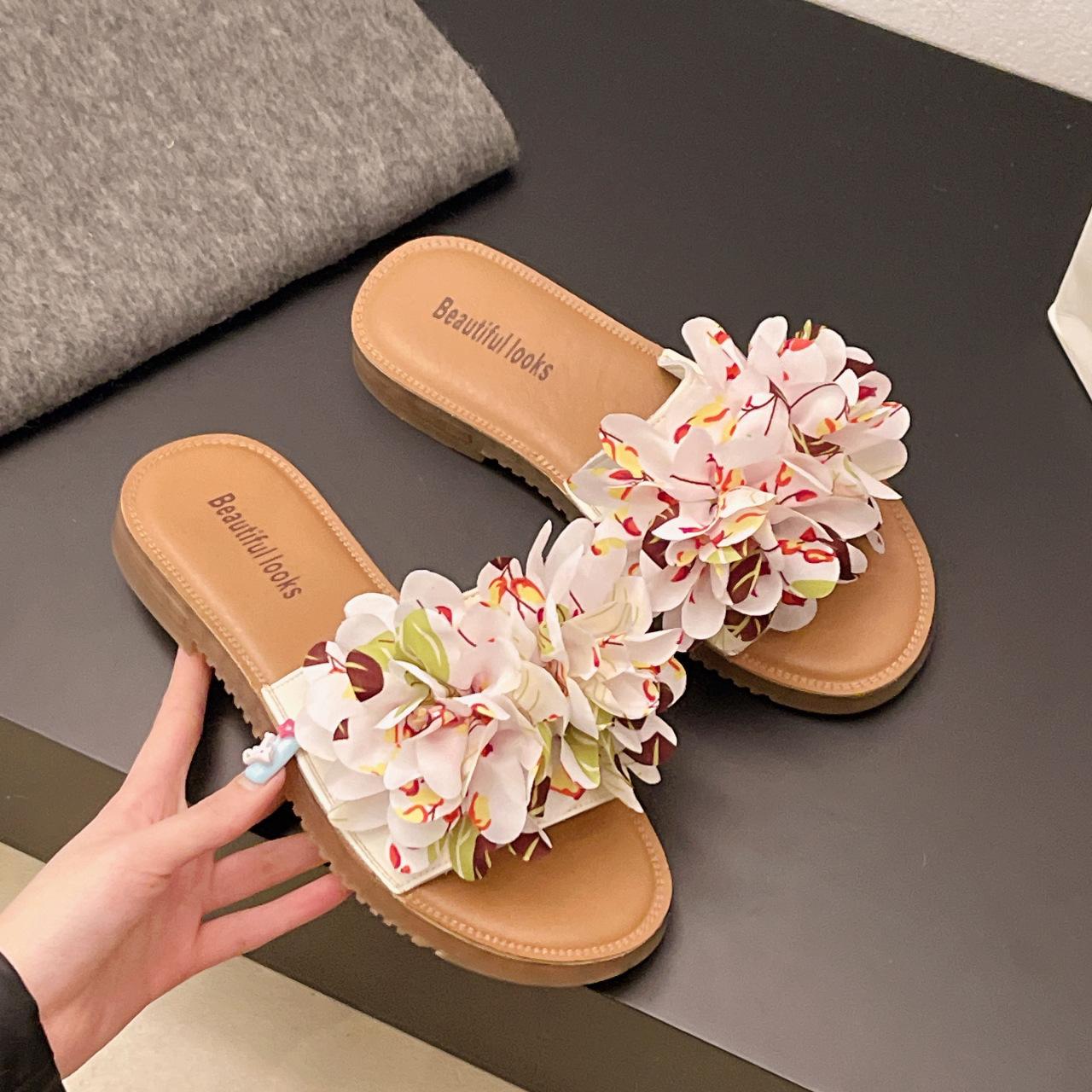 Flower cool slippers women 2025 summer wear fashion Internet celebrity flat bottom beach soft bottom indoor pregnant women beautiful sandals 35 бежевый
Flower cool slippers women 2025 summer wear fashion Internet celebrity flat bottom beach soft bottom indoor pregnant women beautiful sandals 35 бежевый