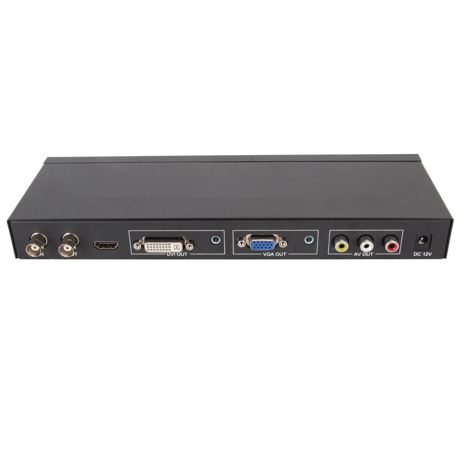 SDI Converter 1080P Support SDI Loopout Remote Control SDI to HD Multimedia Interface DVI VGA AV EU Plug
SDI Converter 1080P Support SDI Loopout Remote Control SDI to HD Multimedia Interface DVI VGA AV EU Plug