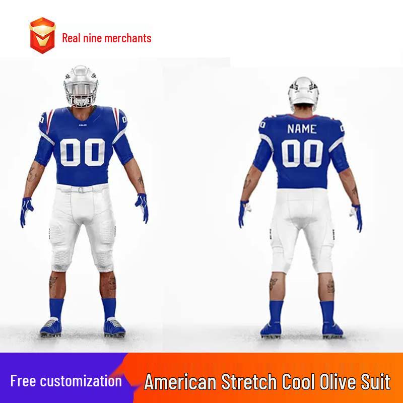 Custom Kids Quick-Dry Football Jerseys - Digital Print, Moisture-Wicking Short-Sleeve T-Shirts Medium білий/синій
Custom Kids Quick-Dry Football Jerseys - Digital Print, Moisture-Wicking Short-Sleeve T-Shirts Medium білий/синій