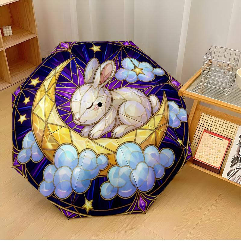 Magical Forest Rabbits Printed umbrella windproof folding umbrella portable sun and rain umbrella suitable for gifting
Magical Forest Rabbits Printed umbrella windproof folding umbrella portable sun and rain umbrella suitable for gifting