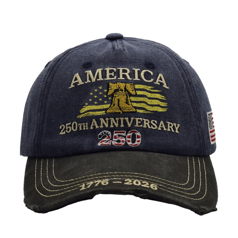 USA 250th Anniversary Letter Embroidered Baseball Cap Spring Summer Cotton Peaked Cap for Men and Women Outdoor Sports Sun Hat Adjustable чорний
USA 250th Anniversary Letter Embroidered Baseball Cap Spring Summer Cotton Peaked Cap for Men and Women Outdoor Sports Sun Hat Adjustable чорний