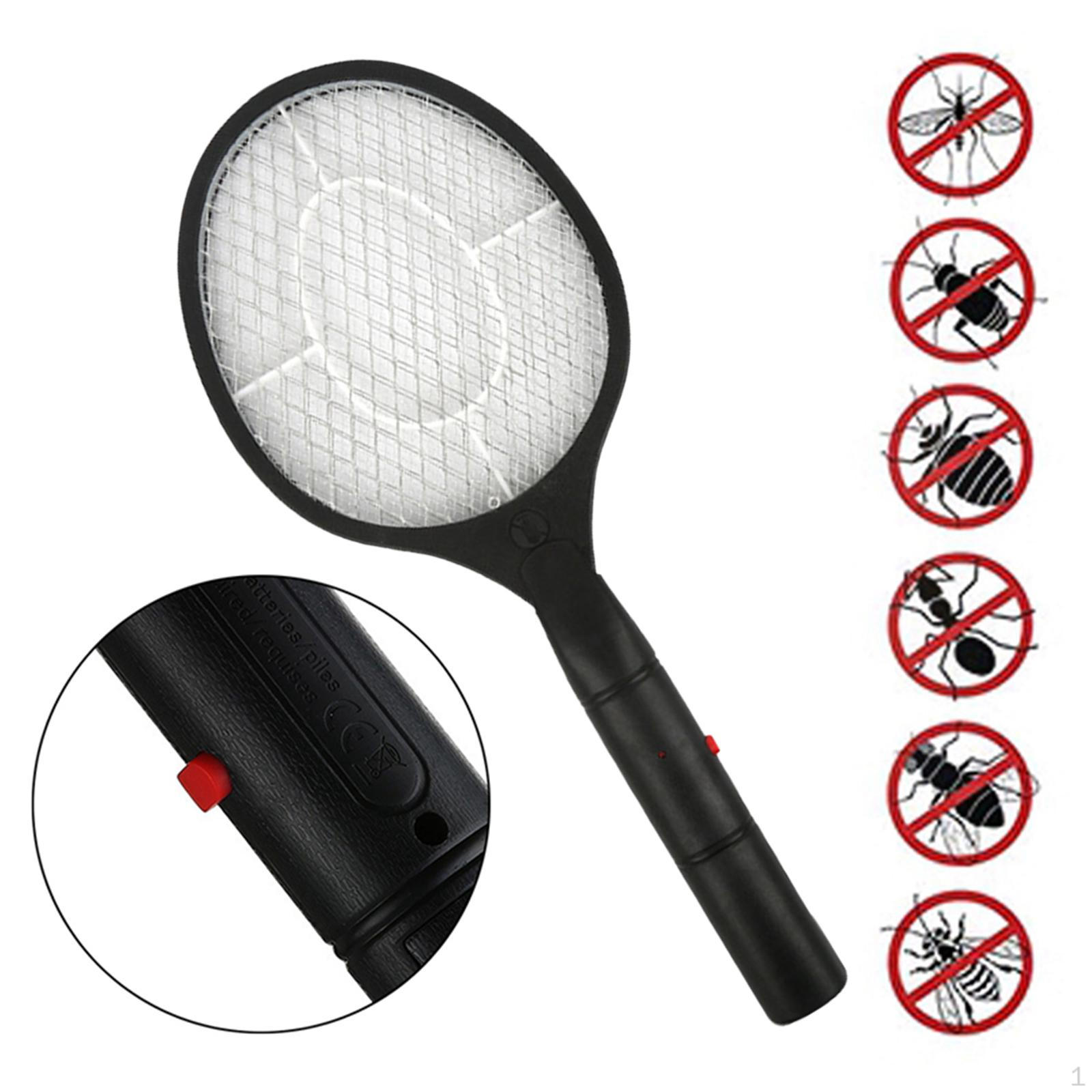 Bug Electric Fly Swatter for Home with 2-Layer ty Mesh Control 2 AA Batteries not Included чорний
Bug Electric Fly Swatter for Home with 2-Layer ty Mesh Control 2 AA Batteries not Included чорний