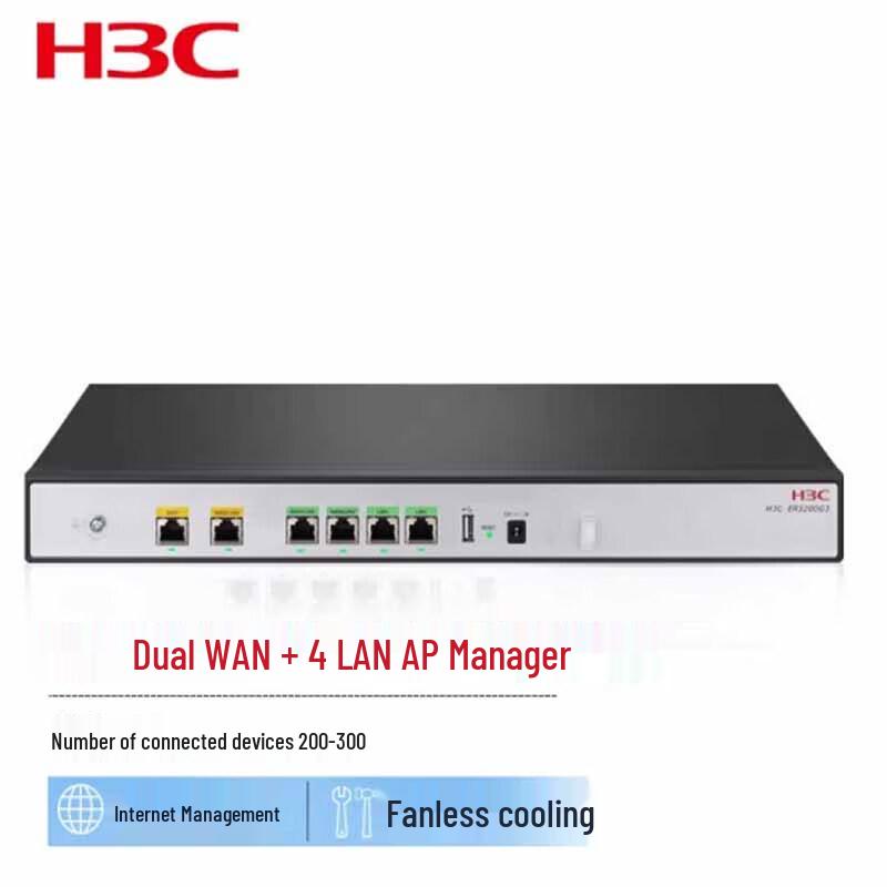 H3C ER3260G3 Gigabit Enterprise Router
H3C ER3260G3 Gigabit Enterprise Router