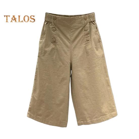 Женские укороченные брюки, эластичные, с высокой талией, летние, тонкие, повседневные брюки с карманами, однотонные, свободного кроя, широкие шаровары 2XL хаки
Женские укороченные брюки, эластичные, с высокой талией, летние, тонкие, повседневные брюки с карманами, однотонные, свободного кроя, широкие шаровары 2XL хаки