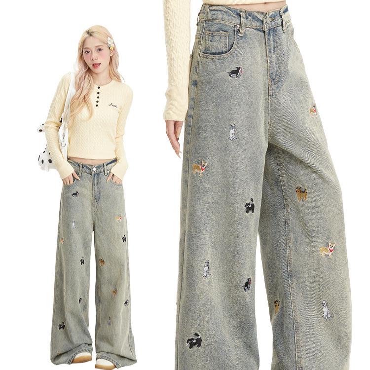 2025 Summer Women s High Waist Embroidered Overalls - European Street Style Punk Wide-Leg Pants Large
2025 Summer Women s High Waist Embroidered Overalls - European Street Style Punk Wide-Leg Pants Large
