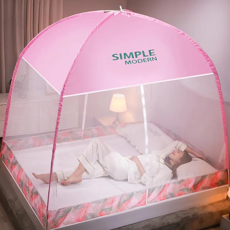 Thicken No-Installation Mongolian Yurt-Style Mosquito Net That Opens in One Second, Providing 360°All-Around Mosquito Protection 120x200x135cm
Thicken No-Installation Mongolian Yurt-Style Mosquito Net That Opens in One Second, Providing 360°All-Around Mosquito Protection 120x200x135cm