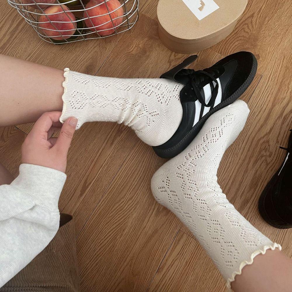Hollow Out Ruffle Short Socks Balletcore Style Summer Tube Socks Sweet Mesh Ankle Socks Girl белый
Hollow Out Ruffle Short Socks Balletcore Style Summer Tube Socks Sweet Mesh Ankle Socks Girl белый