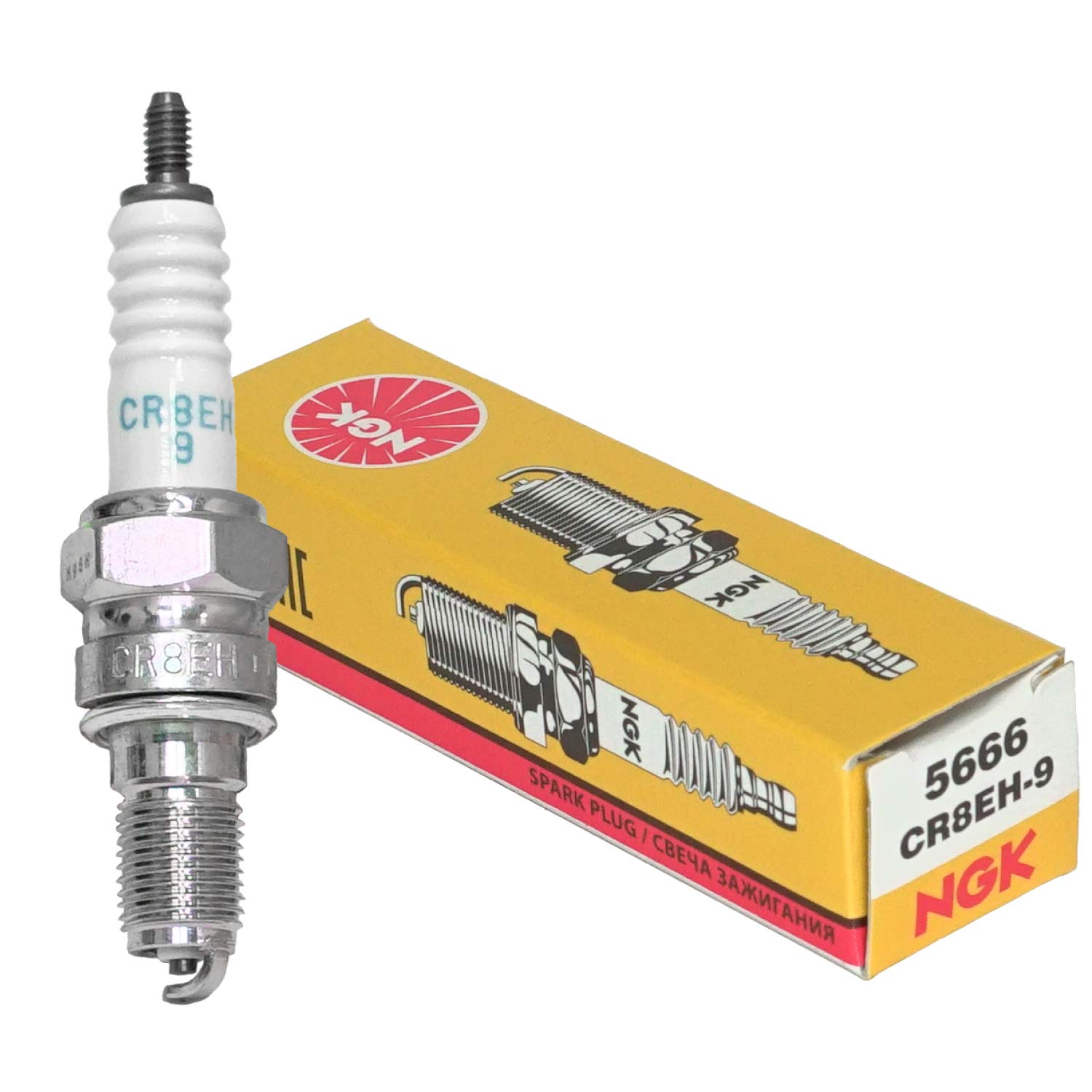 Spark Plug Part Number: CR8EH-9 Stock No.5666 (1 piece)
Spark Plug Part Number: CR8EH-9 Stock No.5666 (1 piece)