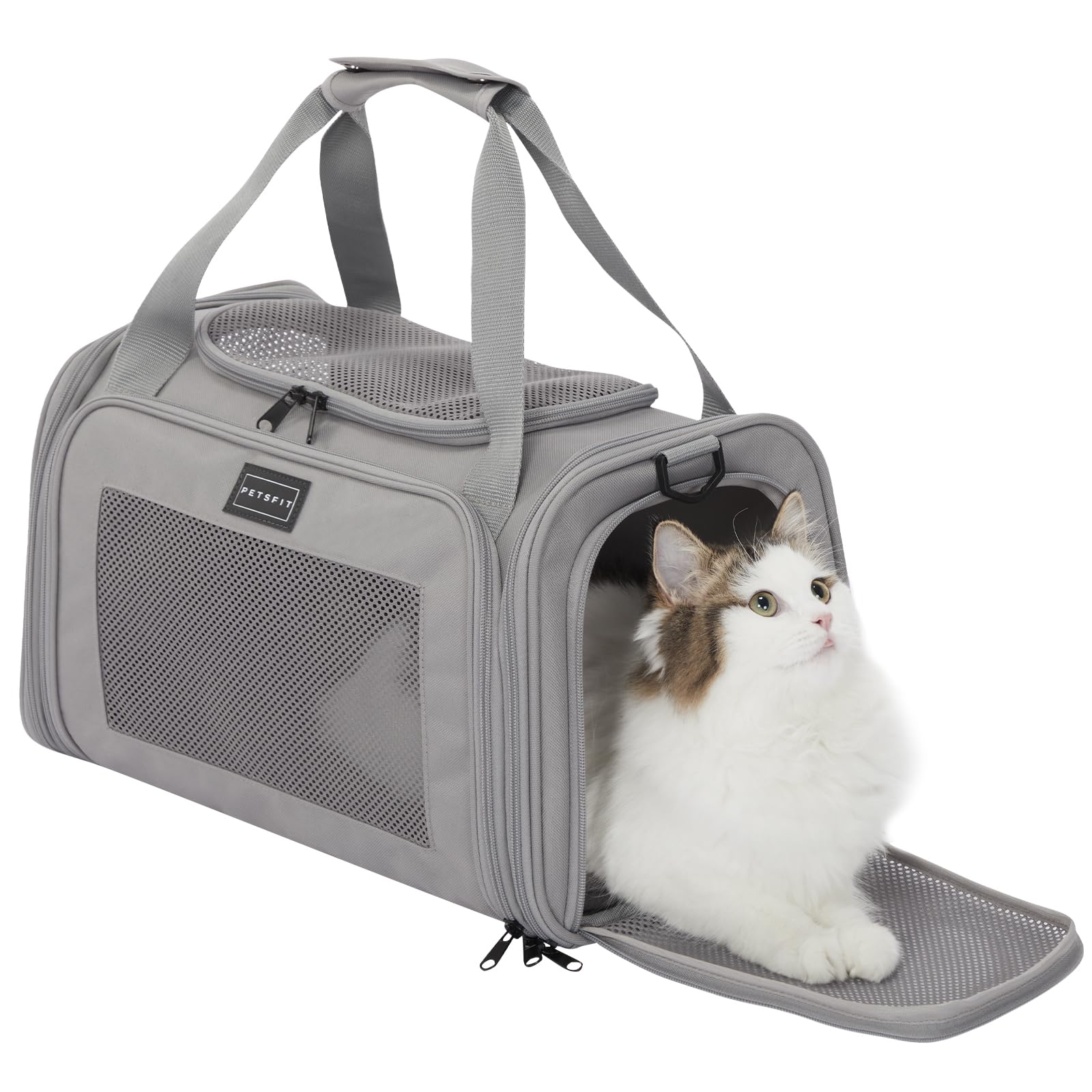 PETSFIT Складная переноска для домашних животных кошек маленькая для размера S, сумка, собака, средняя/крупная кошка, собака, кролик, без запаха, для автомобиля/вождения/кемпинга/путешествий/больницы серый
PETSFIT Складная переноска для домашних животных кошек маленькая для размера S, сумка, собака, средняя/крупная кошка, собака, кролик, без запаха, для автомобиля/вождения/кемпинга/путешествий/больницы серый