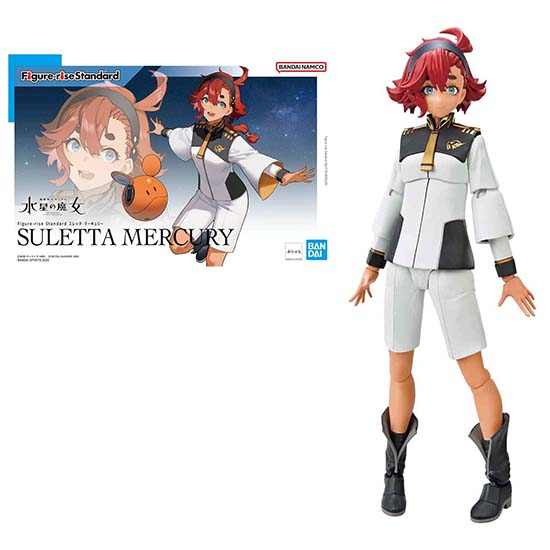 Стандартная фигурка Bandai Gundam, Witch from Mercury, пластиковая модель Suletta Mercury
Стандартная фигурка Bandai Gundam, Witch from Mercury, пластиковая модель Suletta Mercury