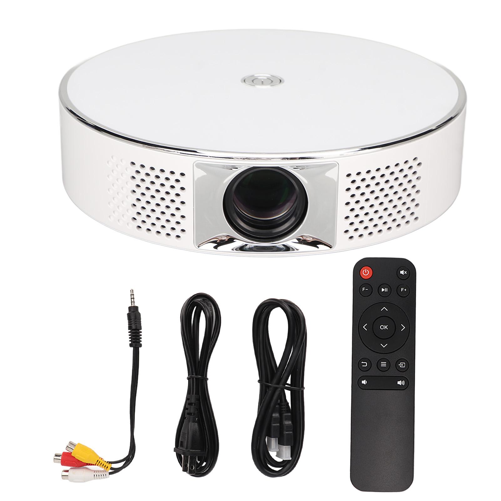 Міні LED проектор 4K 1080P Функція дублювання екрану Цифрова корекція трапецеїдальних спотворень Домашній кінотеатр LED US Plug
Міні LED проектор 4K 1080P Функція дублювання екрану Цифрова корекція трапецеїдальних спотворень Домашній кінотеатр LED US Plug