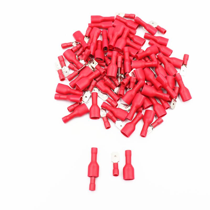 50 пар набору з’єднувачів для електричних проводів, набір з’єднувачів «папа» та «жінка» з лопатевими обтискними клемами(Червоний, синій, жовтий) red 50pairs
50 пар набору з’єднувачів для електричних проводів, набір з’єднувачів «папа» та «жінка» з лопатевими обтискними клемами(Червоний, синій, жовтий) red 50pairs