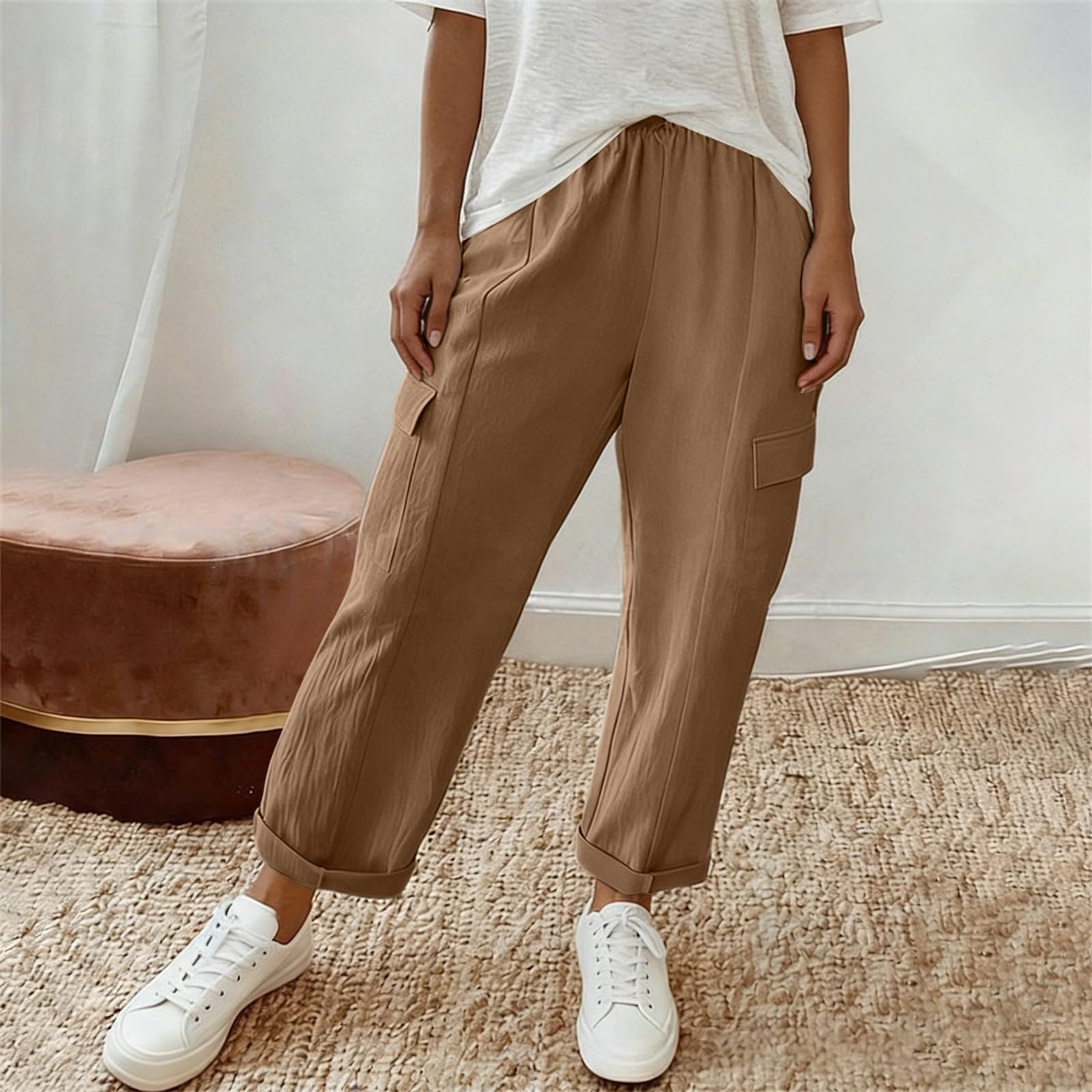 Womens Palazzo Pants Summer Casual Flowy Wide Leg Trousers Beach Travel Vacation Outfits XL хакі
Womens Palazzo Pants Summer Casual Flowy Wide Leg Trousers Beach Travel Vacation Outfits XL хакі