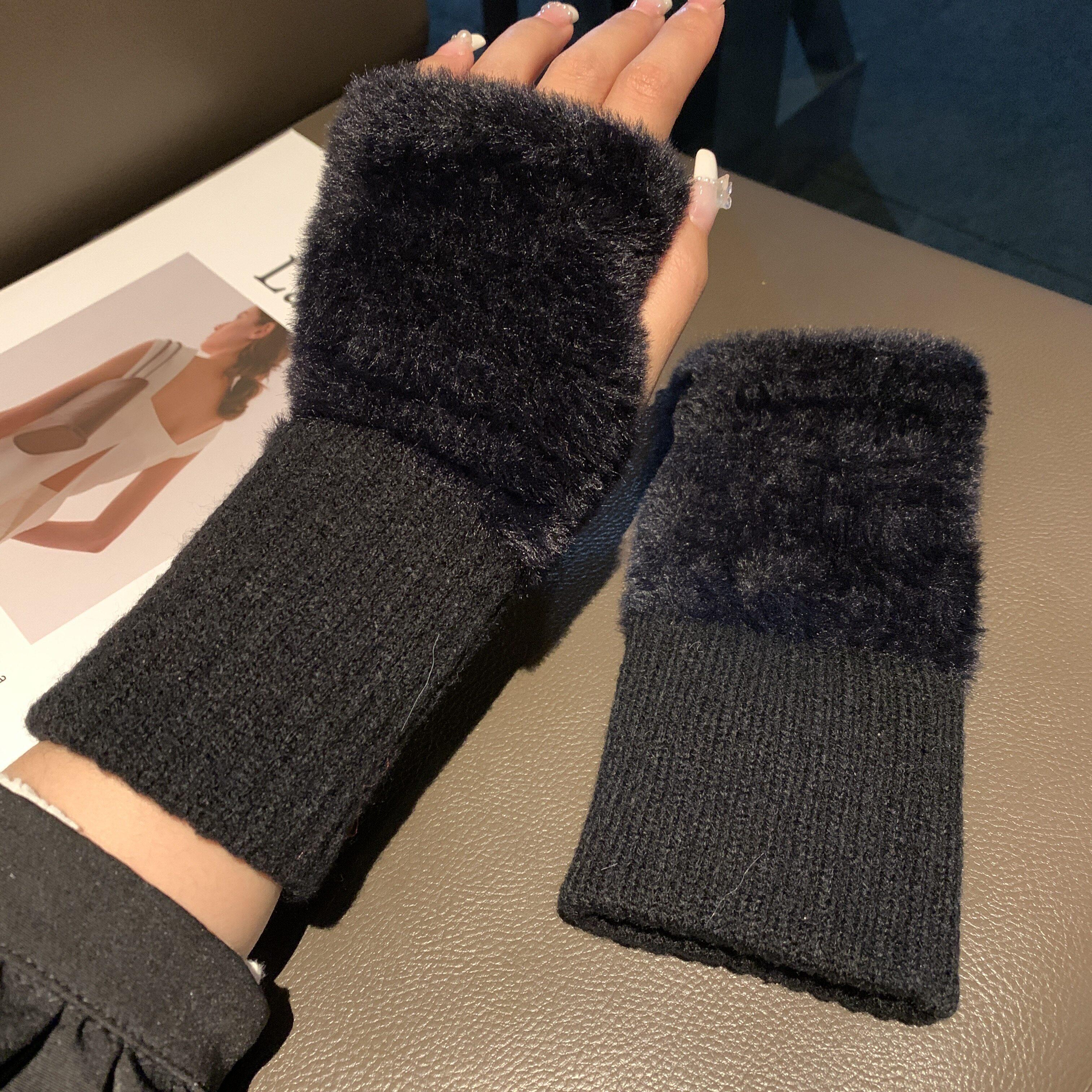 1 Pair of Soft Autumn and Winter Half-Finger Gloves,Knitted Warm Fingerless Gloves, Women s Plush Winter Fingerless Gloves One Size чорний
1 Pair of Soft Autumn and Winter Half-Finger Gloves,Knitted Warm Fingerless Gloves, Women s Plush Winter Fingerless Gloves One Size чорний