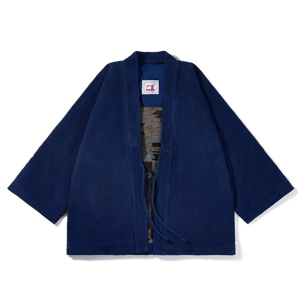 Huang Shi Indigo Blue Dōhaori Kimono with Loose Raglan Sleeves - Retro Seven-Sleeve Shirt Jacket Workwear XXL индиго
Huang Shi Indigo Blue Dōhaori Kimono with Loose Raglan Sleeves - Retro Seven-Sleeve Shirt Jacket Workwear XXL индиго