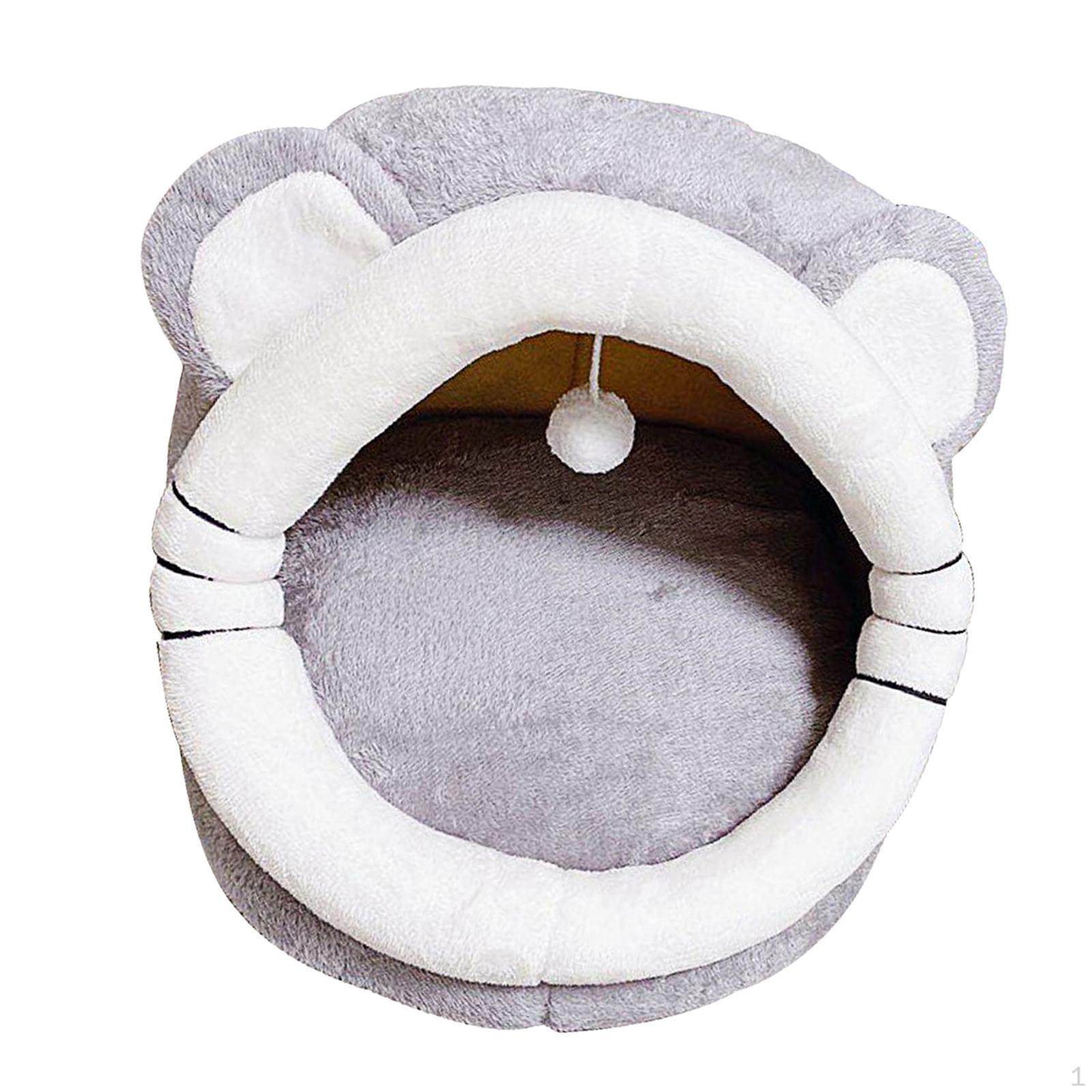 Cave Bed with Nonslip Waterproof Bottom Kitten House sleep for Small Animals M
Cave Bed with Nonslip Waterproof Bottom Kitten House sleep for Small Animals M