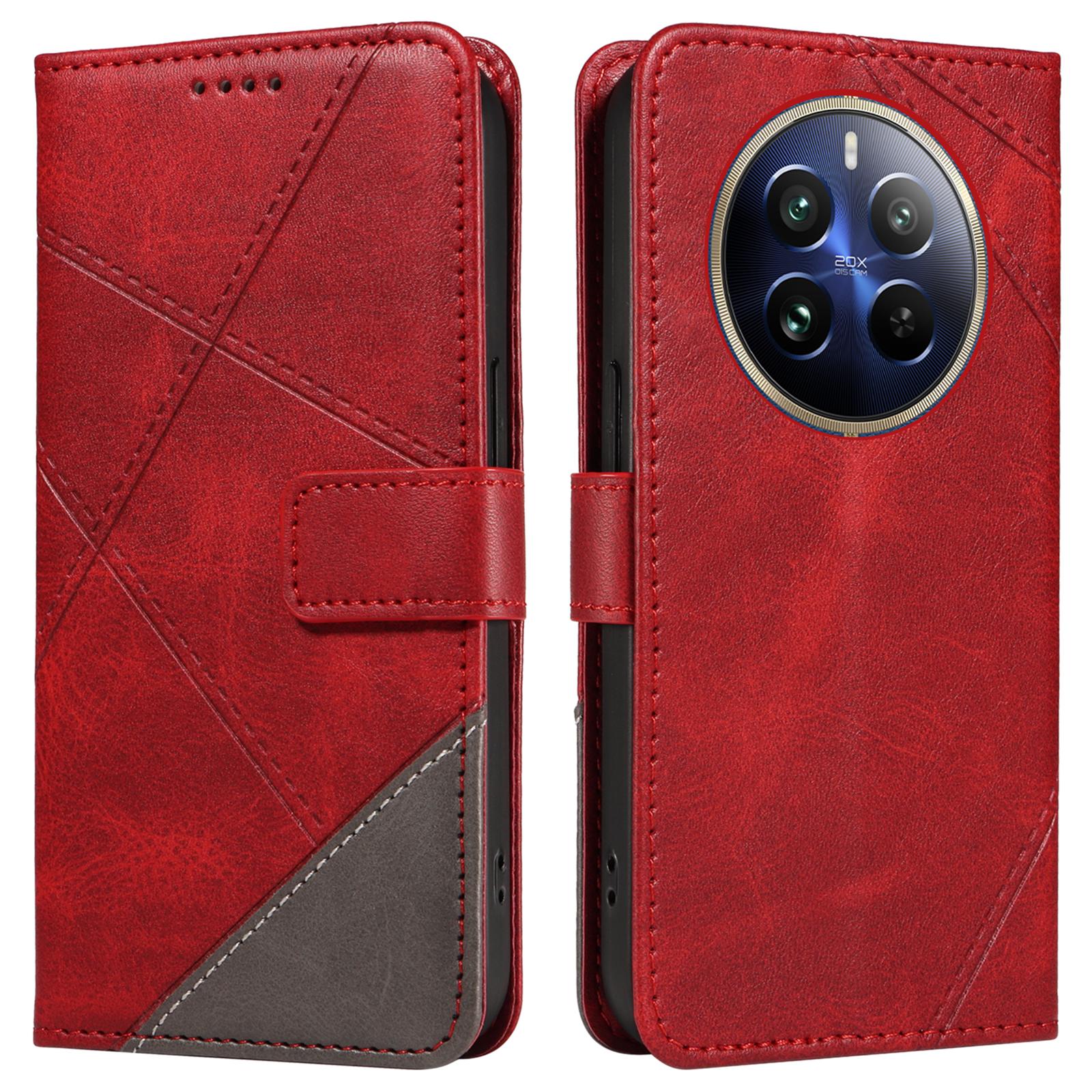 For Realme 13 Pro 5G (Global)/13 Pro+ 5G (Global)/P1 Pro 5G/12 Pro 5G/12 Pro+ 5G Case Leather Wallet Phone Cover with Strap Red
For Realme 13 Pro 5G (Global)/13 Pro+ 5G (Global)/P1 Pro 5G/12 Pro 5G/12 Pro+ 5G Case Leather Wallet Phone Cover with Strap Red