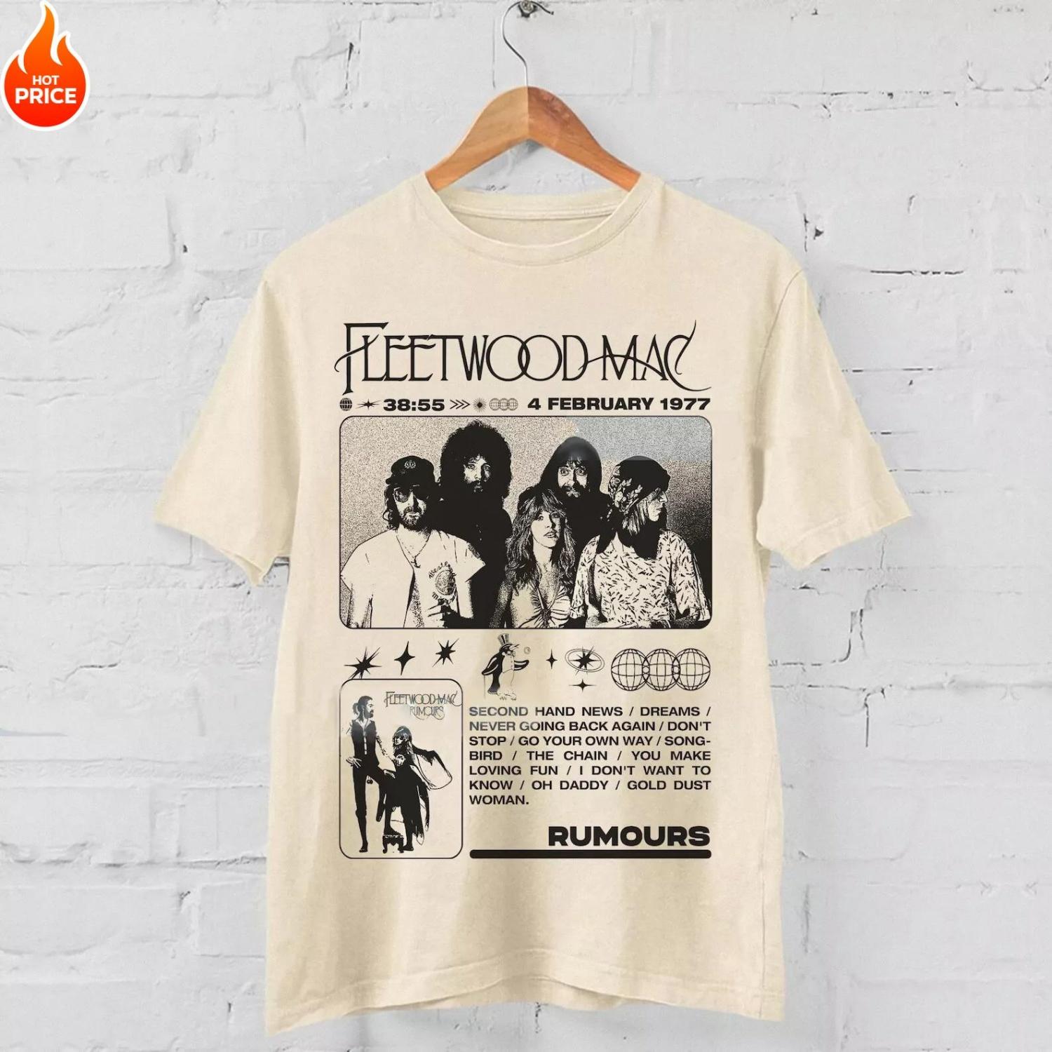 Летняя новая мужская футболка винтажная 90-х Fleetwood Mac Rumors 1977 футболка музыкальной группы винтажная мода унисекс топ с коротким рукавом S чёрный
Летняя новая мужская футболка винтажная 90-х Fleetwood Mac Rumors 1977 футболка музыкальной группы винтажная мода унисекс топ с коротким рукавом S чёрный