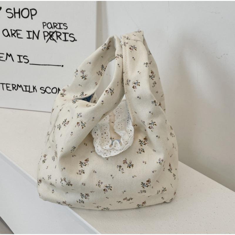 Cute floral handheld canvas bag, work sundries, small bag, summer bag, women s wrist bag бежевый
Cute floral handheld canvas bag, work sundries, small bag, summer bag, women s wrist bag бежевый