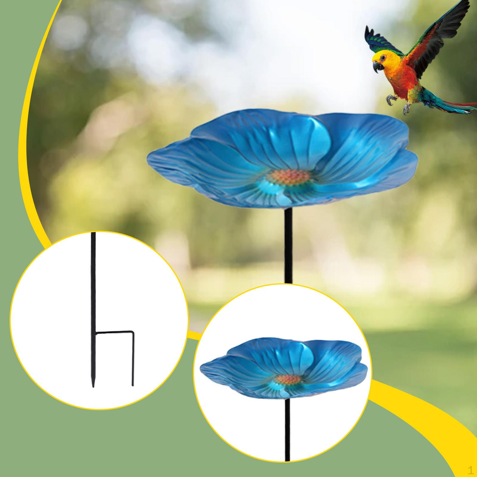 Bird Bath Bowl Outdoor Feeder Detachable Birdbath Decorative Metal Cute Watering Station Flower синий
Bird Bath Bowl Outdoor Feeder Detachable Birdbath Decorative Metal Cute Watering Station Flower синий
